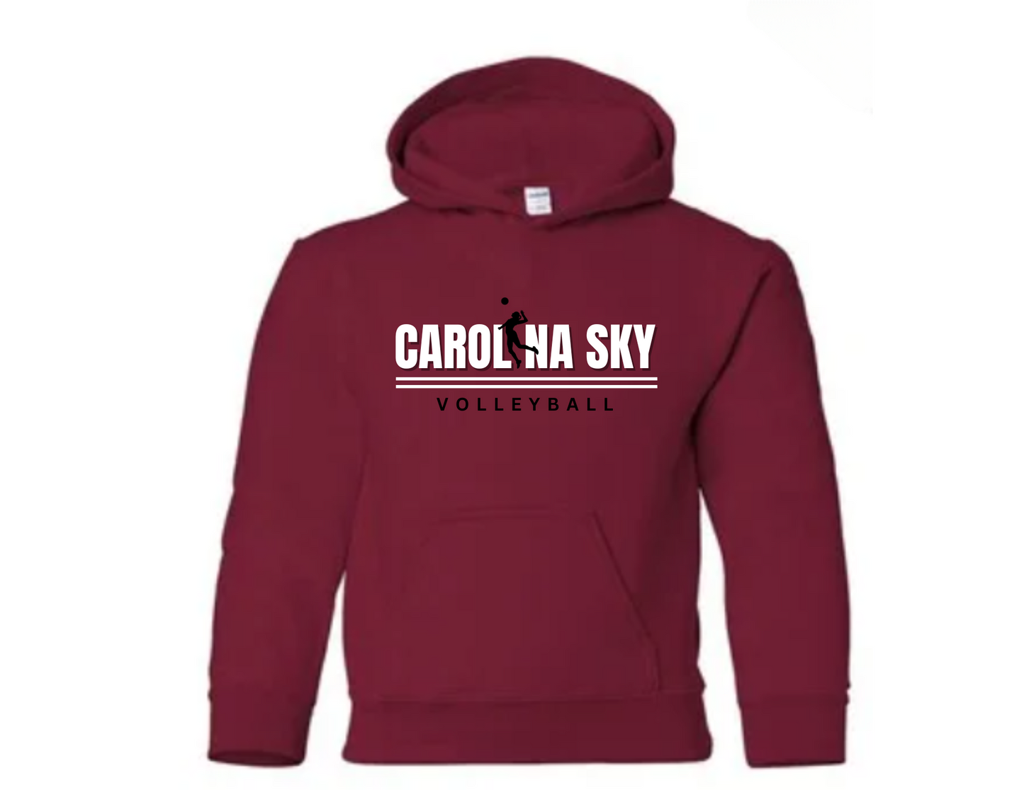 Carolina Sky "The Hit" Cardinal Fleece Hoodie