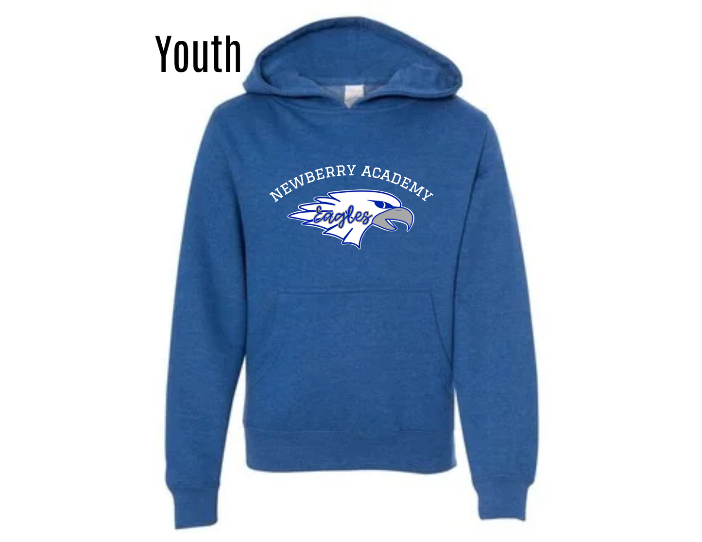 The Newberry Academy Heather Royal Blue Hoodie