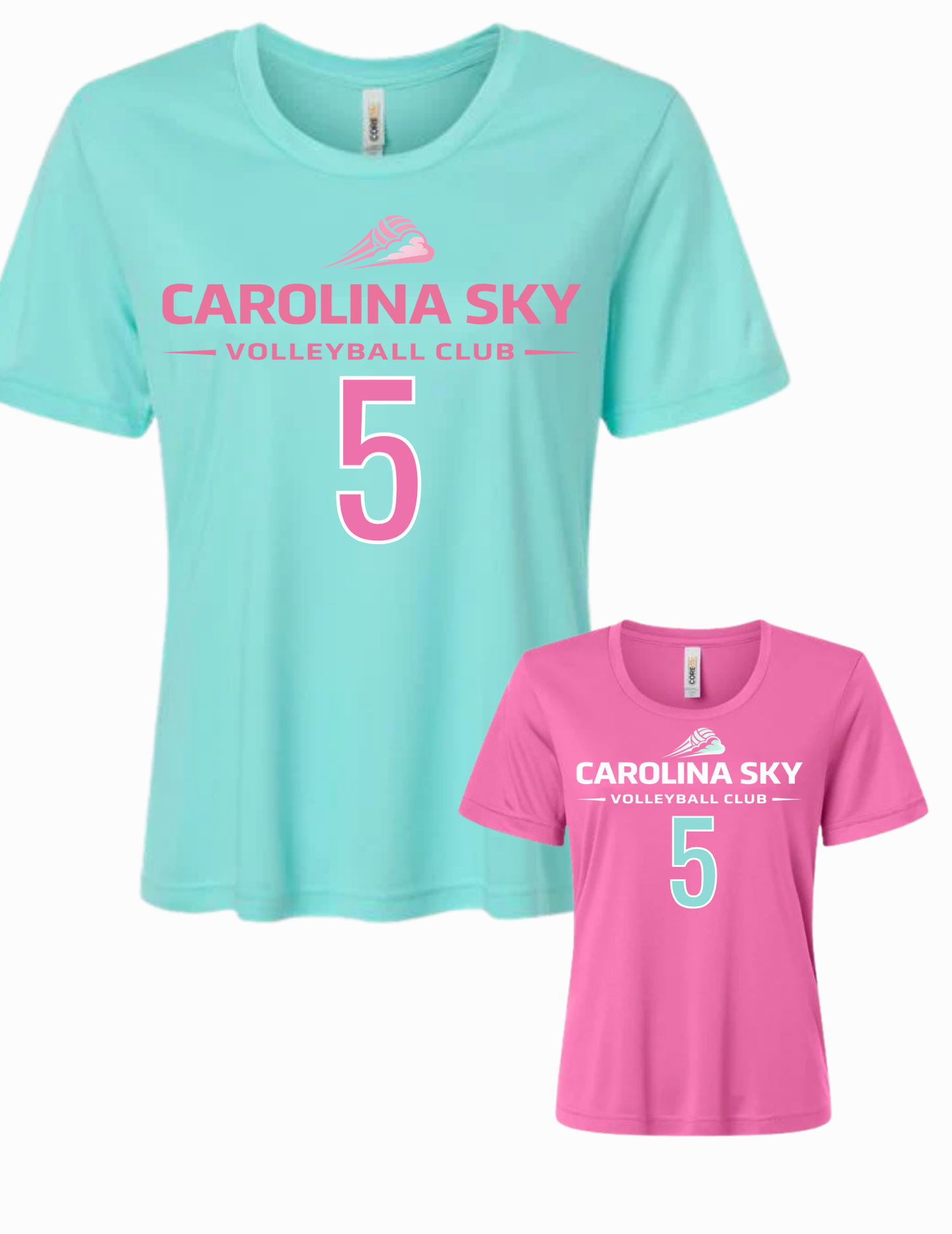 Carolina Sky "Pink Day" & "Hawaiian Day" Jerseys (2)