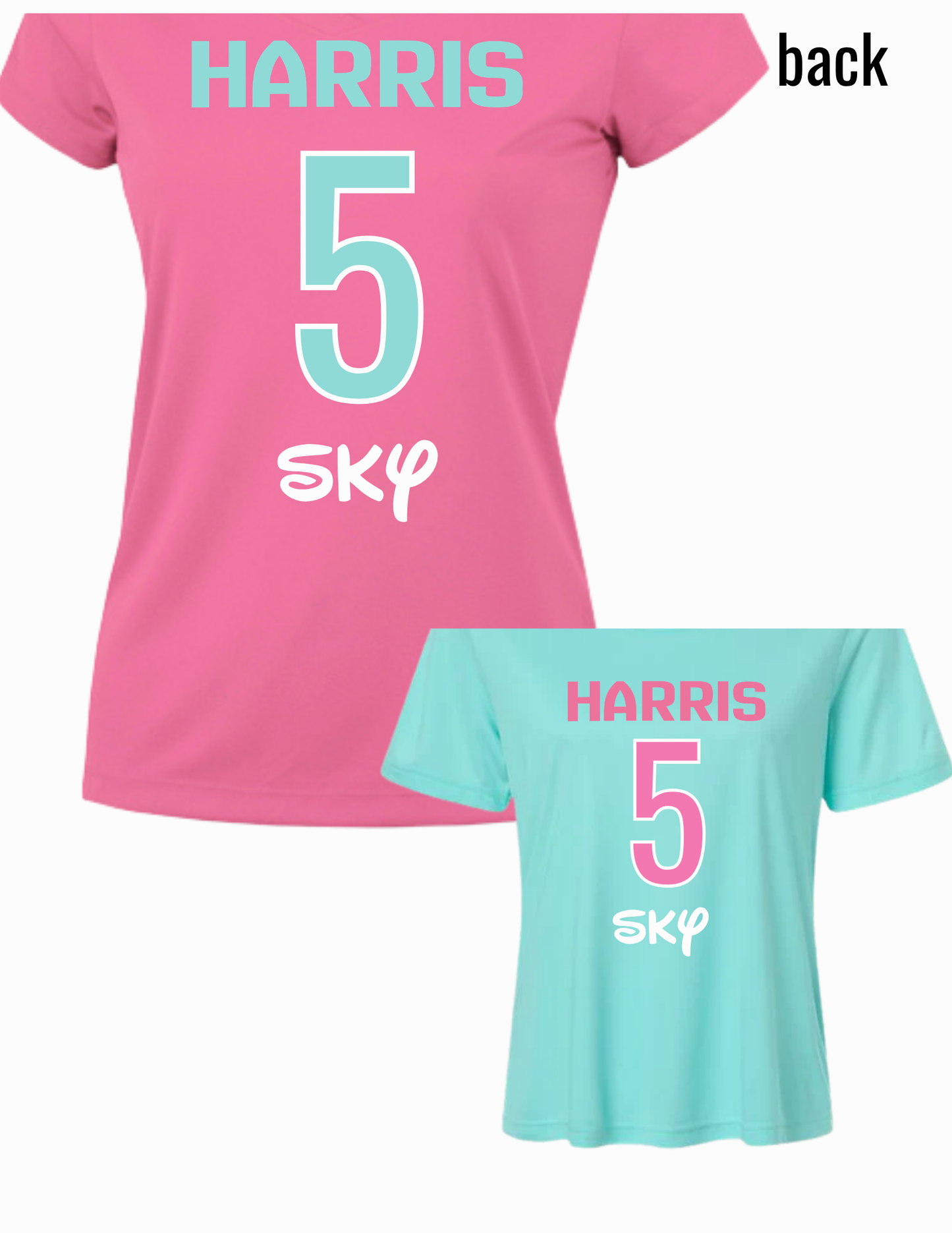 Carolina Sky "Pink Day" & "Hawaiian Day" Jerseys (2)