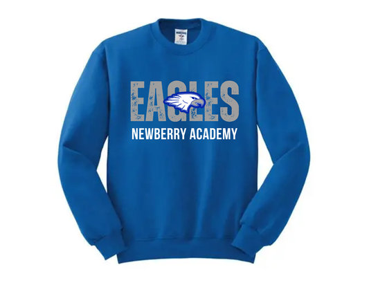 Eagles Royal Blue Crewneck Sweatshirt with Option