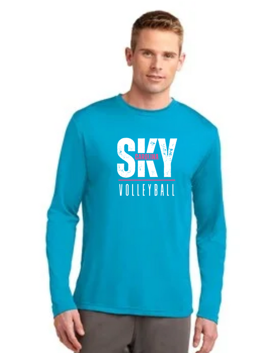 Carolina Sky "Blue" Long Sleeve Performance Tee