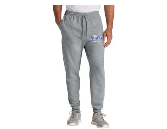 Cursive Eagles Royal Athletic Gray Sweatpants