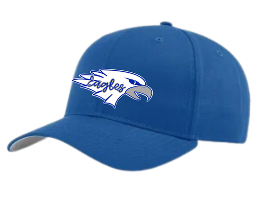 Eagle Royal Blue Embroidered Hat