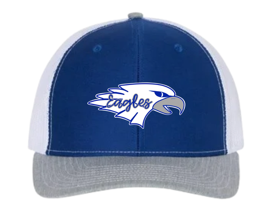 Eagle Royal Blue/Gray Embroidered Hat