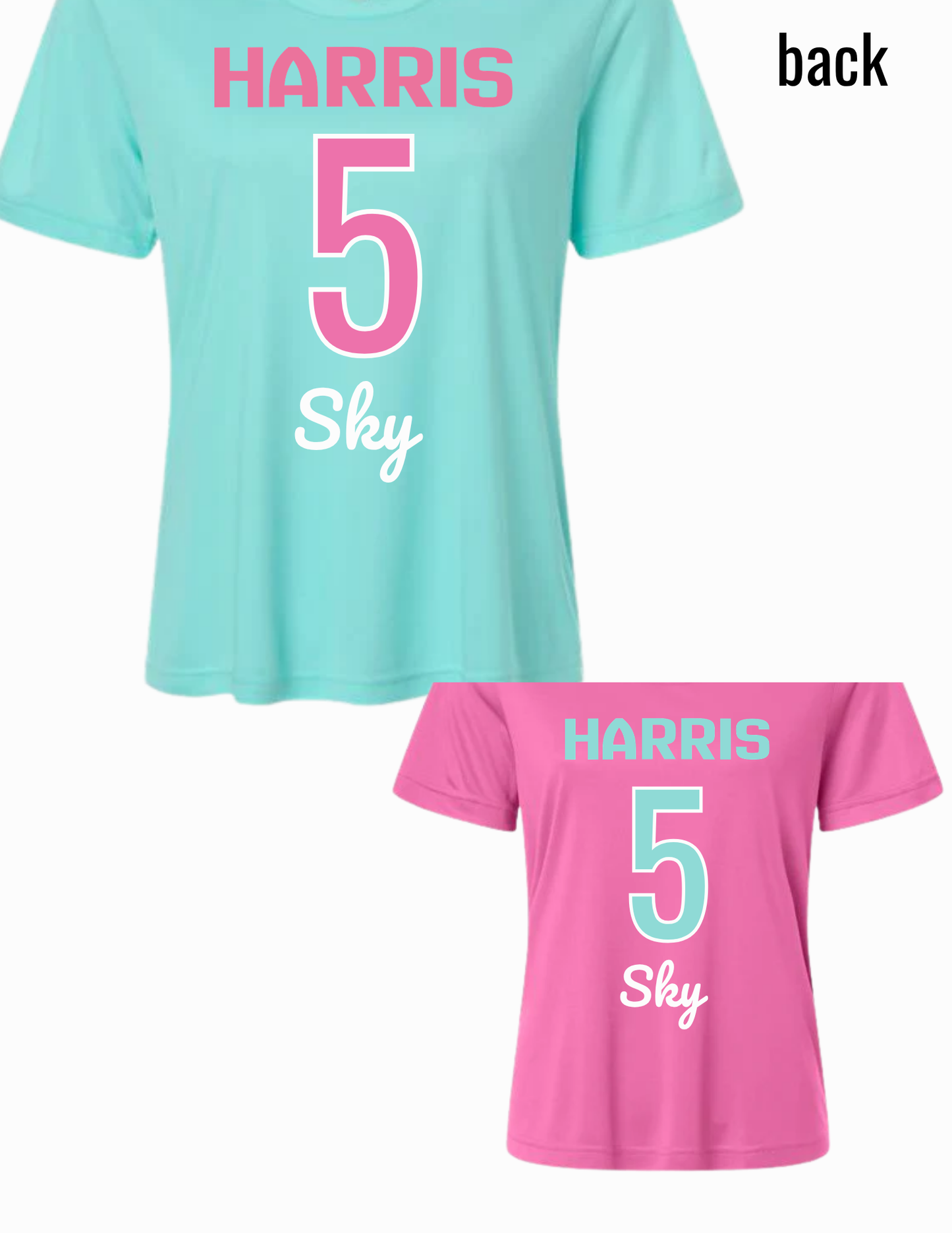 Carolina Sky "Pink Day" & "Hawaiian Day" Jerseys (2)