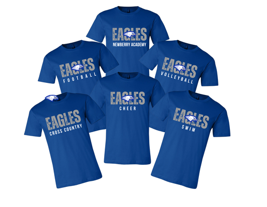 Eagles Royal Blue Tee with Option
